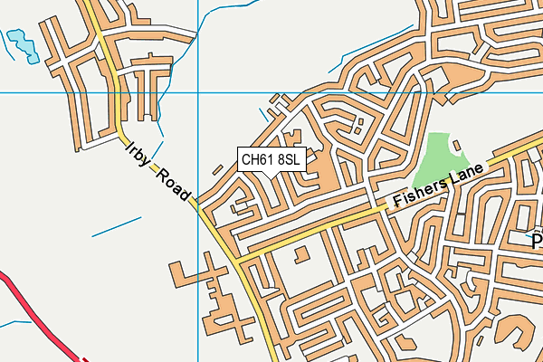 CH61 8SL map - OS VectorMap District (Ordnance Survey)