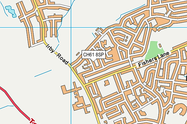 CH61 8SP map - OS VectorMap District (Ordnance Survey)