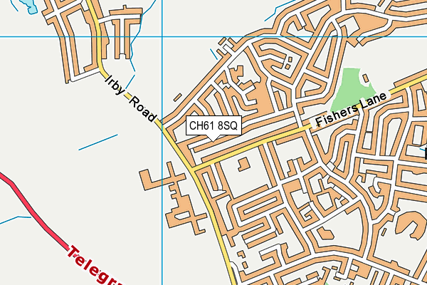 CH61 8SQ map - OS VectorMap District (Ordnance Survey)