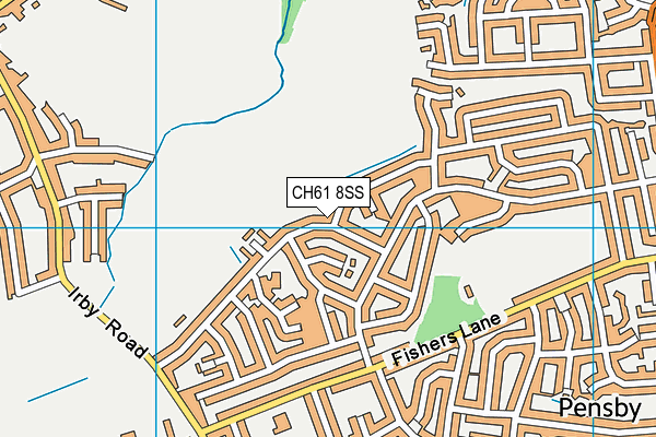 CH61 8SS map - OS VectorMap District (Ordnance Survey)