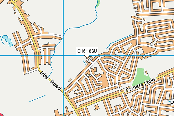 CH61 8SU map - OS VectorMap District (Ordnance Survey)