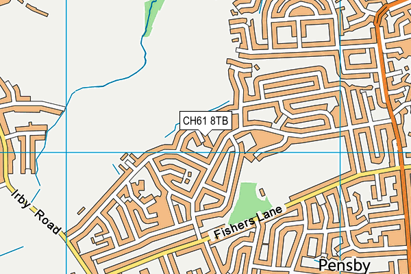 CH61 8TB map - OS VectorMap District (Ordnance Survey)