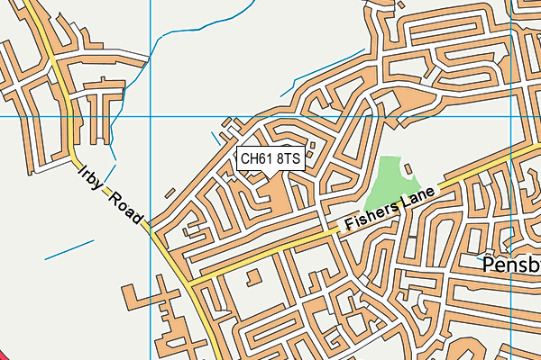 CH61 8TS map - OS VectorMap District (Ordnance Survey)