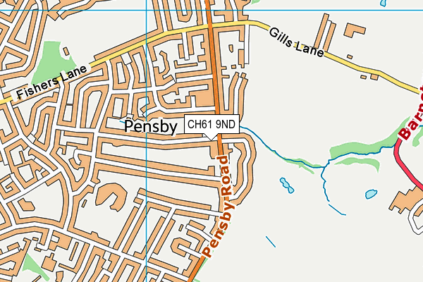 CH61 9ND map - OS VectorMap District (Ordnance Survey)