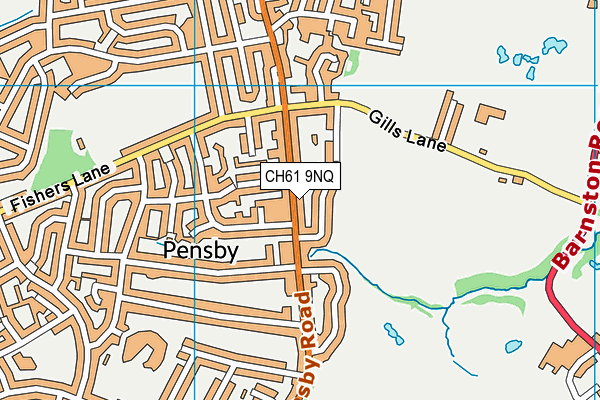 CH61 9NQ map - OS VectorMap District (Ordnance Survey)