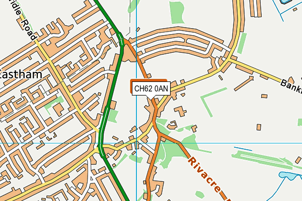 CH62 0AN map - OS VectorMap District (Ordnance Survey)