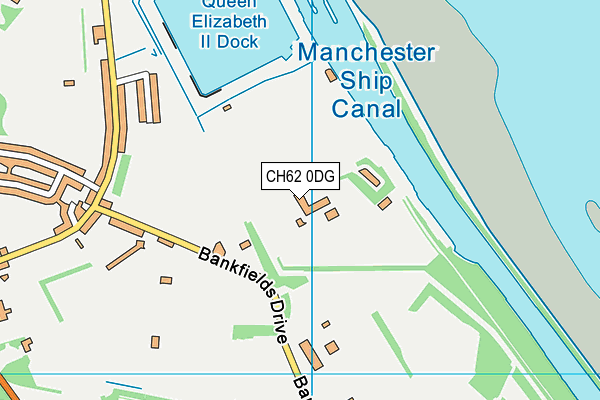 CH62 0DG map - OS VectorMap District (Ordnance Survey)