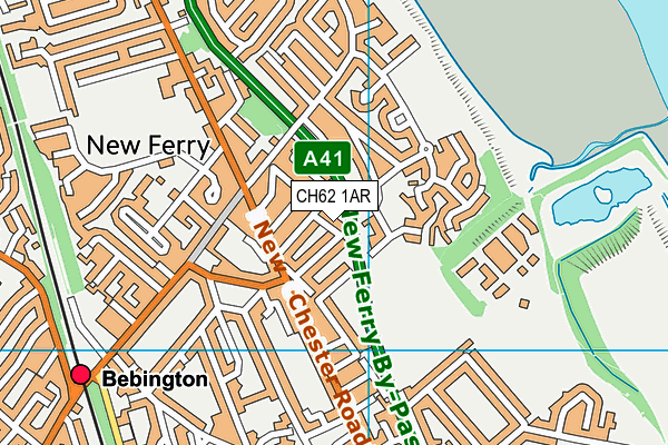 CH62 1AR map - OS VectorMap District (Ordnance Survey)