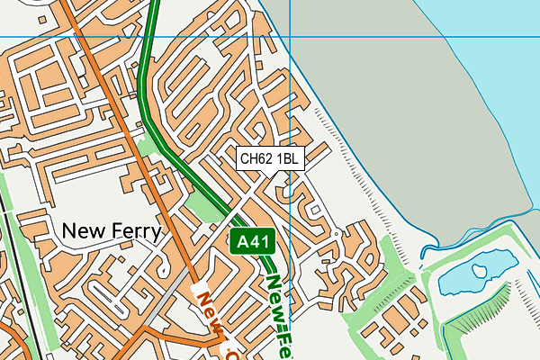 CH62 1BL map - OS VectorMap District (Ordnance Survey)