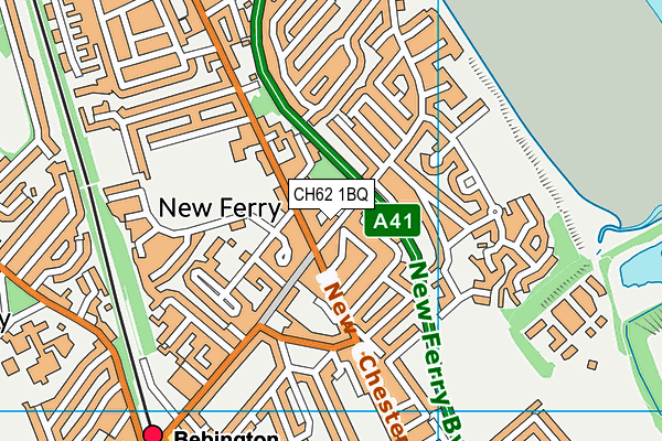 CH62 1BQ map - OS VectorMap District (Ordnance Survey)