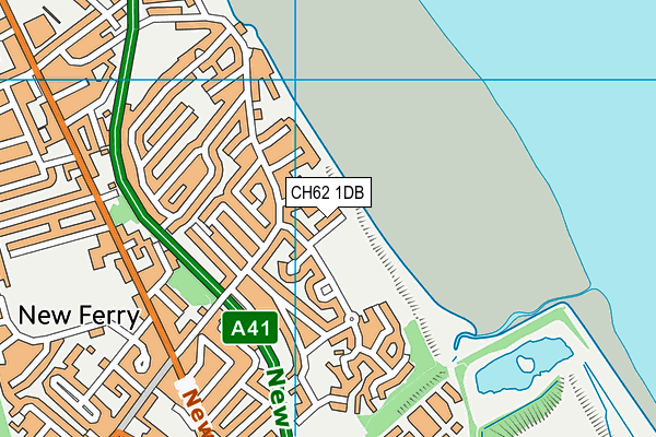 CH62 1DB map - OS VectorMap District (Ordnance Survey)