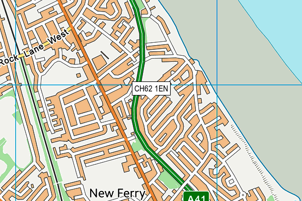 CH62 1EN map - OS VectorMap District (Ordnance Survey)