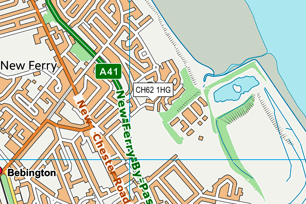 CH62 1HG map - OS VectorMap District (Ordnance Survey)