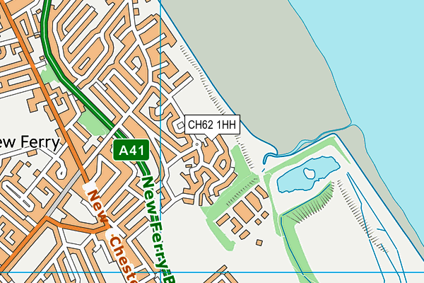 CH62 1HH map - OS VectorMap District (Ordnance Survey)