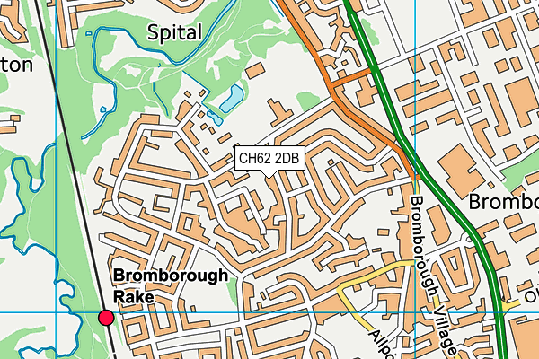 CH62 2DB map - OS VectorMap District (Ordnance Survey)