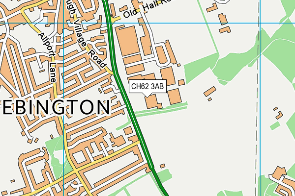 CH62 3AB map - OS VectorMap District (Ordnance Survey)