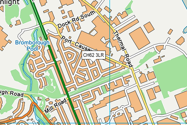 CH62 3LR map - OS VectorMap District (Ordnance Survey)