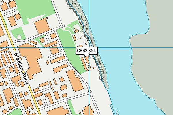 CH62 3NL map - OS VectorMap District (Ordnance Survey)