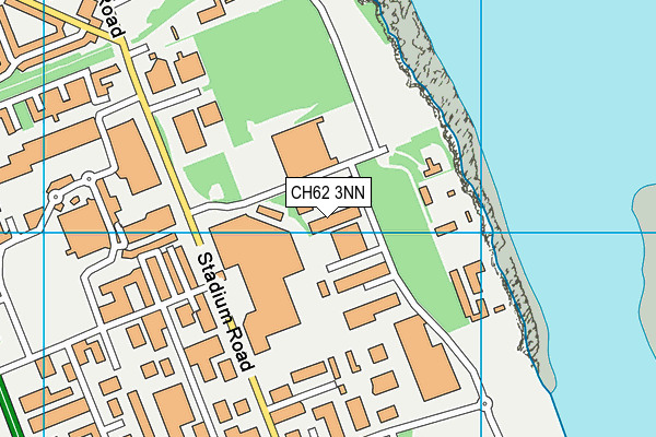 CH62 3NN map - OS VectorMap District (Ordnance Survey)