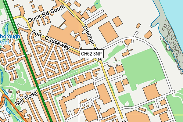 CH62 3NP map - OS VectorMap District (Ordnance Survey)