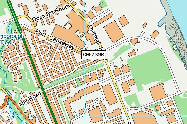 CH62 3NR map - OS VectorMap District (Ordnance Survey)