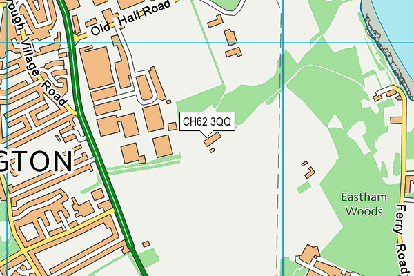 CH62 3QQ map - OS VectorMap District (Ordnance Survey)