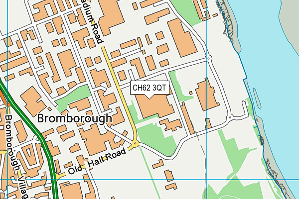 CH62 3QT map - OS VectorMap District (Ordnance Survey)