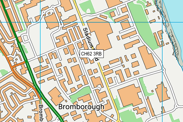 CH62 3RB map - OS VectorMap District (Ordnance Survey)