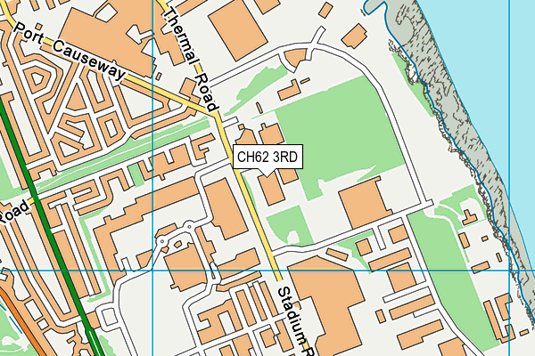 CH62 3RD map - OS VectorMap District (Ordnance Survey)