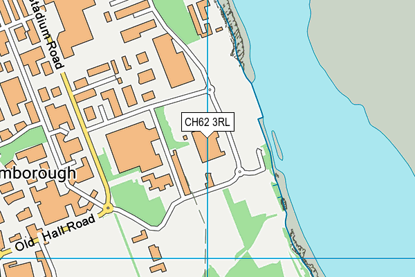 CH62 3RL map - OS VectorMap District (Ordnance Survey)