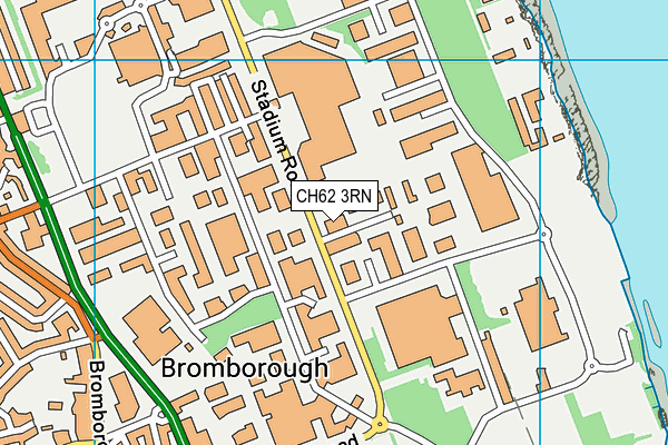 CH62 3RN map - OS VectorMap District (Ordnance Survey)