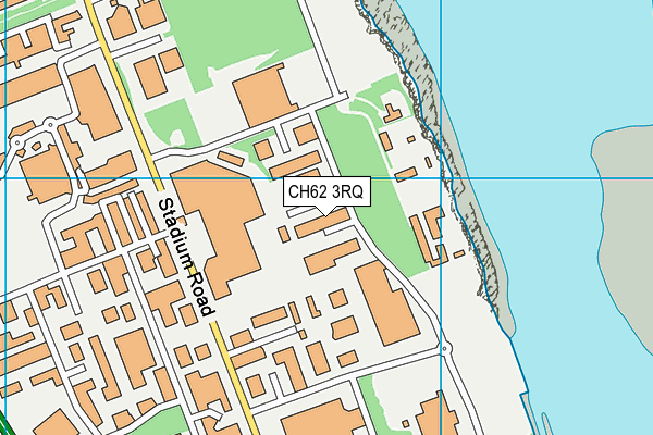CH62 3RQ map - OS VectorMap District (Ordnance Survey)