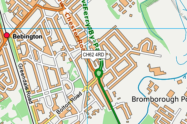 CH62 4RD map - OS VectorMap District (Ordnance Survey)