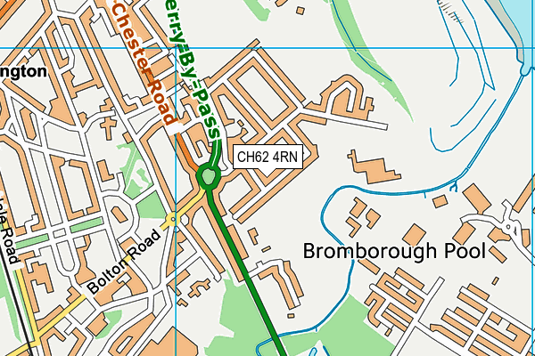 CH62 4RN map - OS VectorMap District (Ordnance Survey)