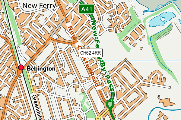 CH62 4RR map - OS VectorMap District (Ordnance Survey)