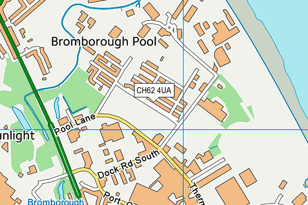 CH62 4UA map - OS VectorMap District (Ordnance Survey)