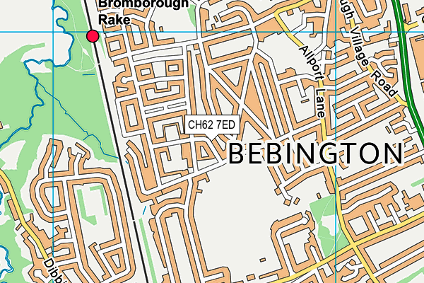 CH62 7ED map - OS VectorMap District (Ordnance Survey)