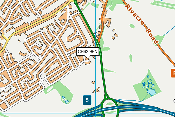 CH62 9EN map - OS VectorMap District (Ordnance Survey)