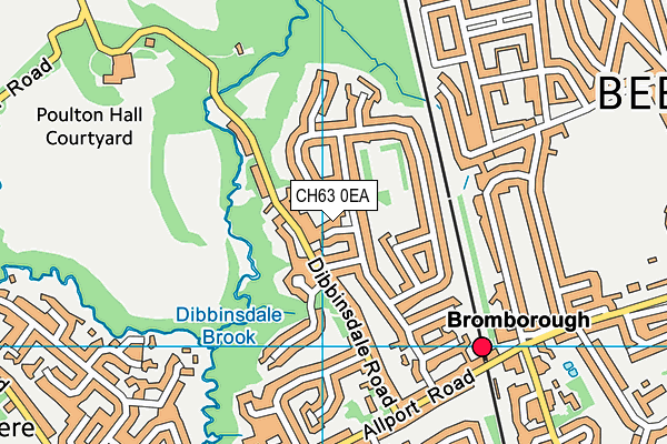 CH63 0EA map - OS VectorMap District (Ordnance Survey)