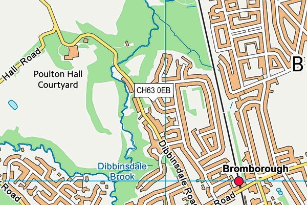 CH63 0EB map - OS VectorMap District (Ordnance Survey)