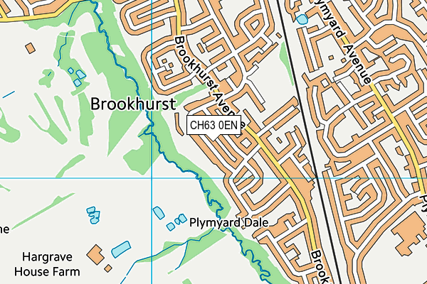 CH63 0EN map - OS VectorMap District (Ordnance Survey)