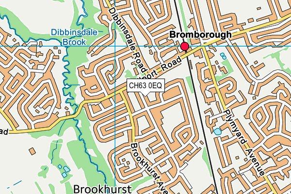 CH63 0EQ map - OS VectorMap District (Ordnance Survey)