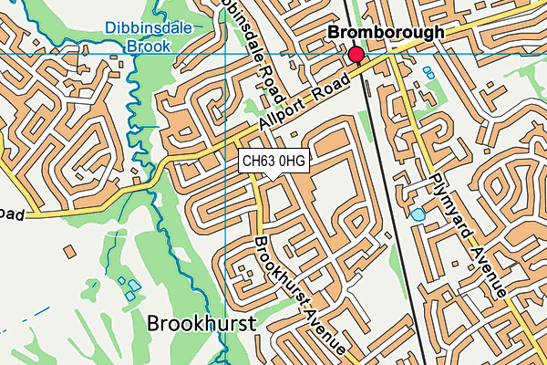 CH63 0HG map - OS VectorMap District (Ordnance Survey)