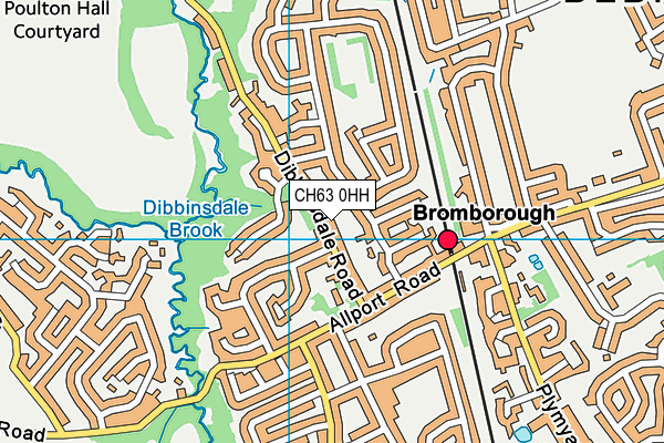 CH63 0HH map - OS VectorMap District (Ordnance Survey)