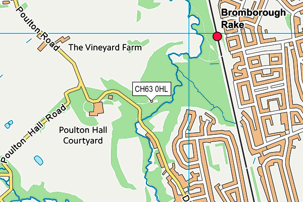 CH63 0HL map - OS VectorMap District (Ordnance Survey)