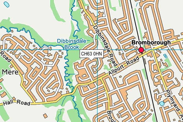 CH63 0HN map - OS VectorMap District (Ordnance Survey)