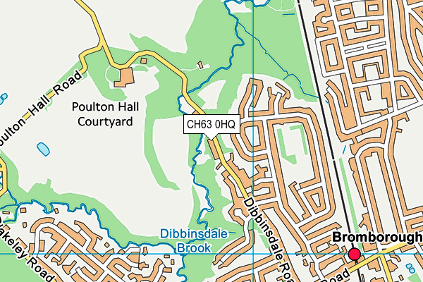 CH63 0HQ map - OS VectorMap District (Ordnance Survey)