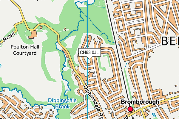 CH63 0JL map - OS VectorMap District (Ordnance Survey)