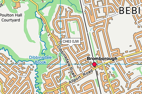 CH63 0JW map - OS VectorMap District (Ordnance Survey)