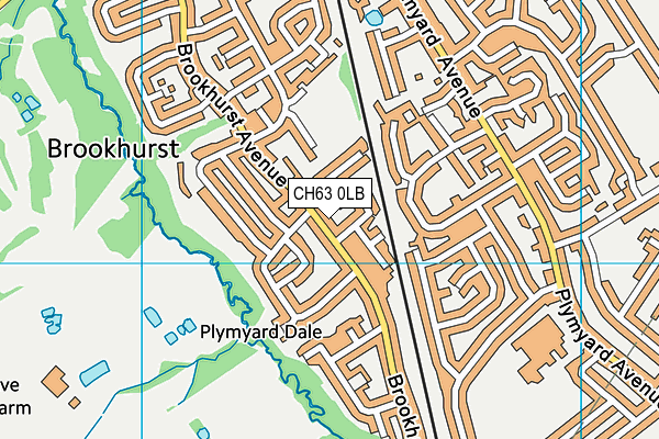 CH63 0LB map - OS VectorMap District (Ordnance Survey)